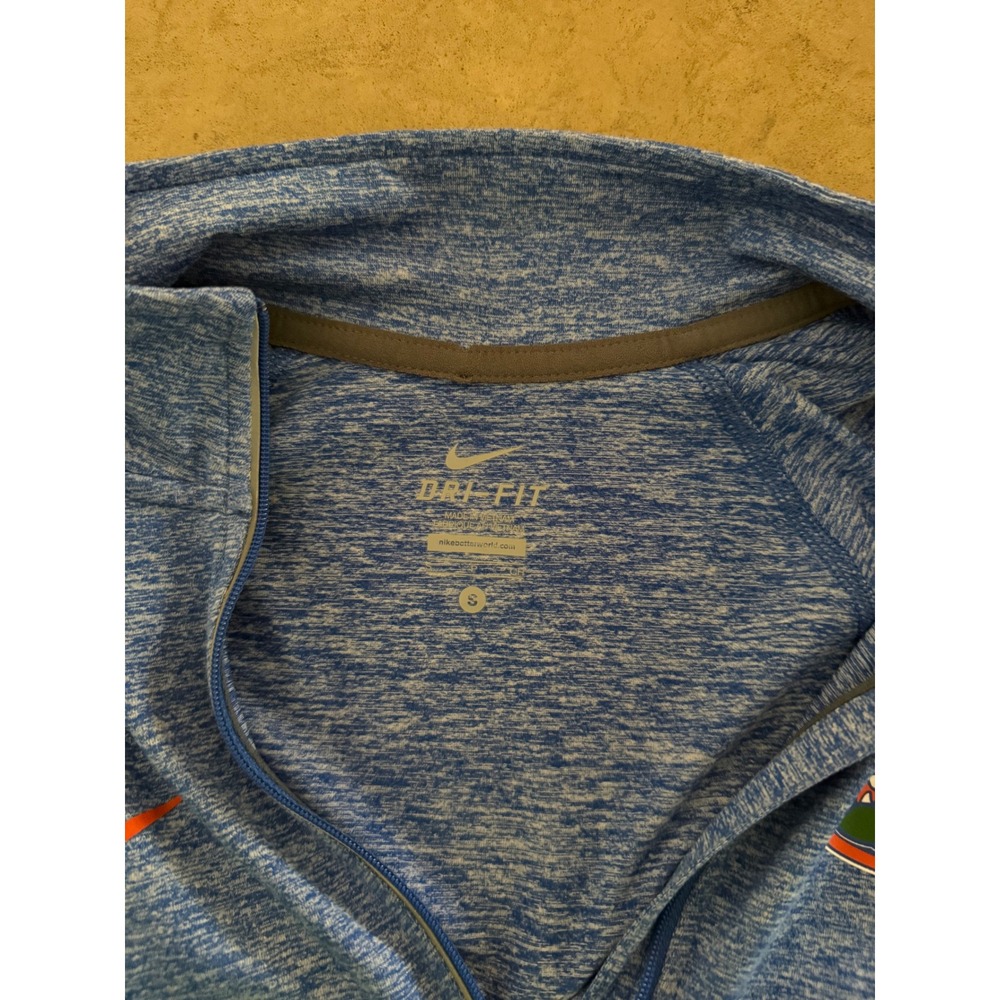 Nike Florida Gators Womens Small Blue Dri-FIT Quarter Zip Pullover Space Dye - Picture 6 of 11